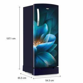 Whirlpool 215 IM PRO ROY, 192 L 3 Star Direct Cool Icemagic Pro Inverter Direct-Cool Single Door Refrigerator, With Base Drawer, Sapphire Forest