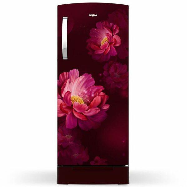 Whirlpool 215 IMPRO ROY, 192 L 3 Star Icemagic Pro Inverter Direct-Cool Single Door Refrigerator, With Base Drawer, Wine Peony