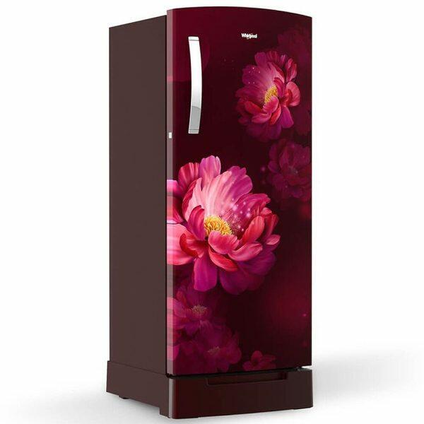 Whirlpool 215 IMPRO ROY, 192 L 3 Star Icemagic Pro Inverter Direct-Cool Single Door Refrigerator, With Base Drawer, Wine Peony