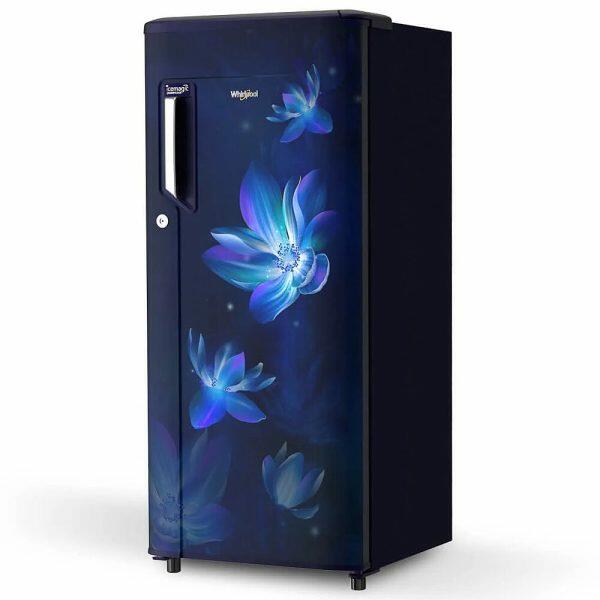 Whirlpool 215 IMPC PRM, 192 Litre 3 Star Single Door Refrigerator, Pro Inverter and 10 Year Warranty on Compressor, Saphire Mulia