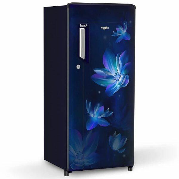 Whirlpool 215 IMPC PRM, 192 Litre 3 Star Single Door Refrigerator, Pro Inverter and 10 Year Warranty on Compressor, Saphire Mulia