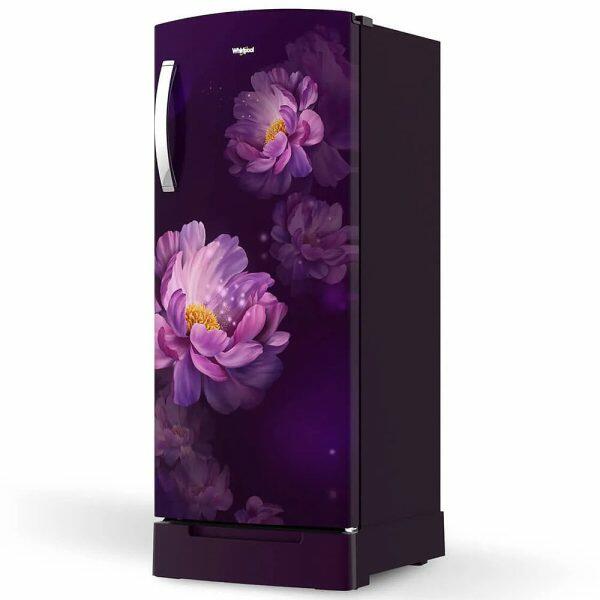 Whirlpool 215 IMPRO ROY, 192 L 3 Star Icemagic Pro Inverter Direct-Cool Single Door Refrigerator, With Base Drawer, Purple Peony
