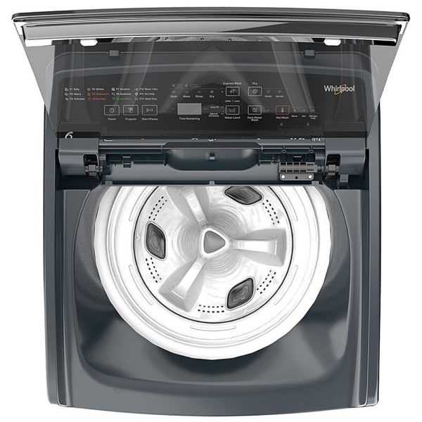 Whirlpool 8.5KG Top-Load Machine (StainWash PRO PLUS H, Midnight Grey)