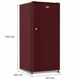 Whirlpool 200 GENIUS CLS Plus, 180L 1 Star Direct-Cool Single Door Refrigerator, 10 Years Warranty on Compressor, Wine Harmony