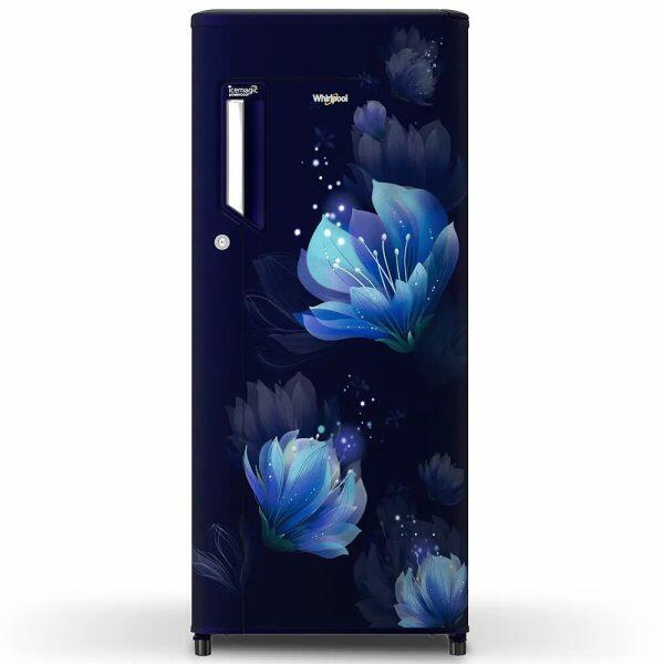 Whirlpool 205 IMPC PRM, 184L 2 Star Icemagic Pro Inverter Direct-Cool Single Door Refrigerator, 10 Years Warranty on Compressor, Sapphire Belita