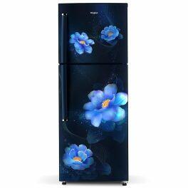 Whirlpool NEOSP278PRM, 235L 2 Star Double Door Refrigerator, 10 Years Warranty on Compressor, Sapphire Peony