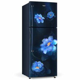 Whirlpool NEOSP278PRM, 235L 2 Star Double Door Refrigerator, 10 Years Warranty on Compressor, Sapphire Peony