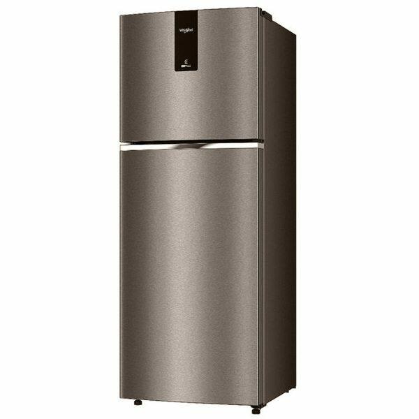 Whirlpool NEO DF278 PRM, 235 L 2 Star Frost Free Double Door Refrigerator, Freezer 56 Ltr, 10 Years Warranty on Compressor, Brushed Gold