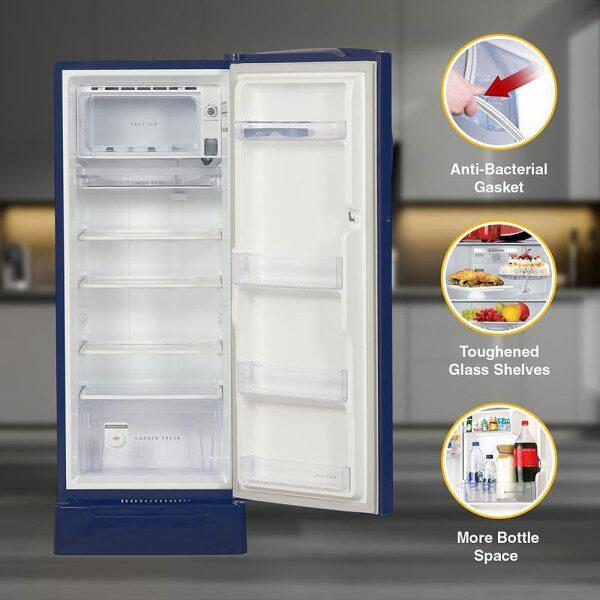 Whirlpool 215 IM PRO ROY, 192 L 3 Star Direct Cool Icemagic Pro Inverter Direct-Cool Single Door Refrigerator, With Base Drawer, Sapphire Forest