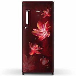 Whirlpool 215 IMPC PRM, 192 L 3 Star Ice-magic Pro Inverter Direct-Cool Single Door Refrigerator, 10 Years Warranty on Compressor, Wine Flower Rain