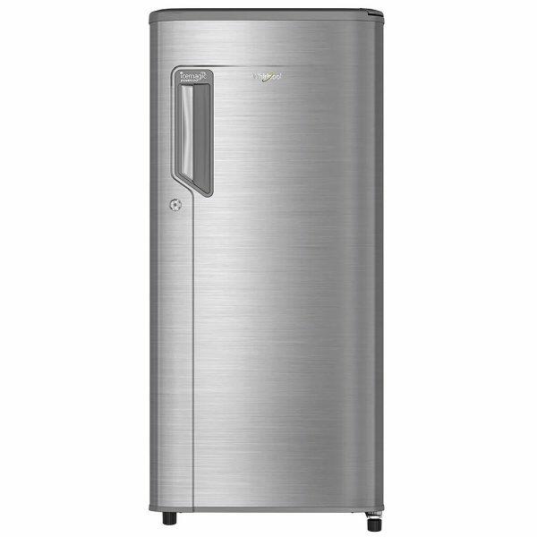 Whirlpool 205 IMPC PRM, 184L 2 Star Icemagic Pro Inverter Direct-Cool Single Door Refrigerator, 10 Years Warranty on Compressor, Titan Steel