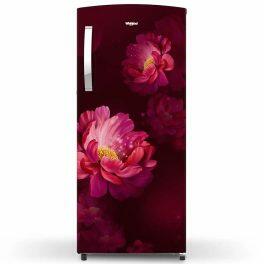 Whirlpool 215 IMPRO PRM, 192 L 3 Star Icemagic Pro Inverter Direct-Cool Single Door Refrigerator, Wine Peony