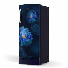 Whirlpool 215 IMPRO ROY, 192 L 3 Star Icemagic Pro Inverter Direct-Cool Single Door Refrigerator, With Base Drawer, Sapphire Peony