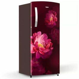 Whirlpool 215 IMPRO PRM, 192 L 3 Star Icemagic Pro Inverter Direct-Cool Single Door Refrigerator, Wine Peony