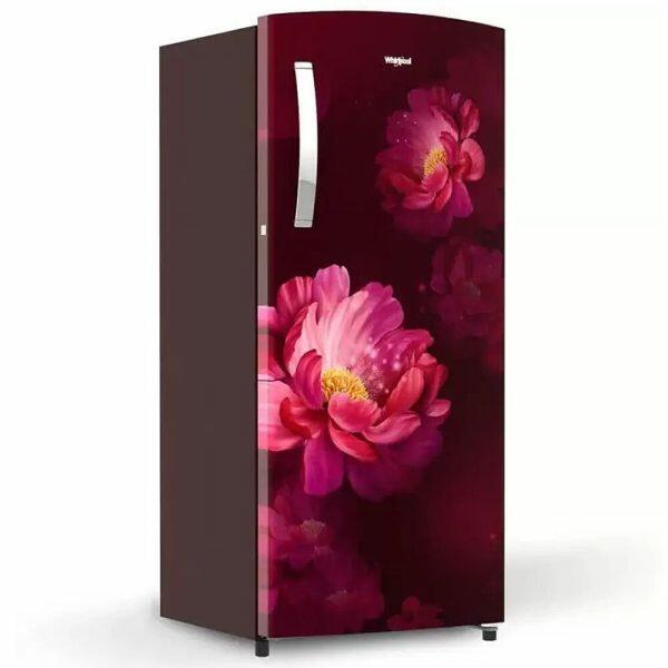 Whirlpool 215 IMPRO PRM, 192 L 3 Star Icemagic Pro Inverter Direct-Cool Single Door Refrigerator, Wine Peony