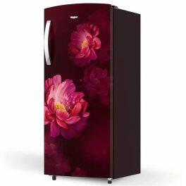 Whirlpool 215 IMPRO PRM, 192 L 3 Star Icemagic Pro Inverter Direct-Cool Single Door Refrigerator, Wine Peony