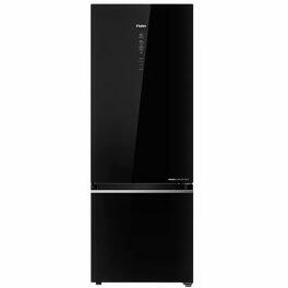Haier HRB-2872PKG, 237 Litre 2 Star Bottom Mount Refrigerator with 8-in-1 Convertible, Black-Glass