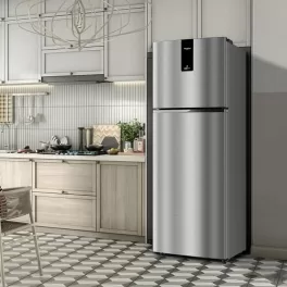 Whirlpool NEO DF278 PRM, 235 L 2 Star Frost Free Double Door Refrigerator, Freezer 56 Ltr, 10 Years Warranty on Compressor, Brushed Gold