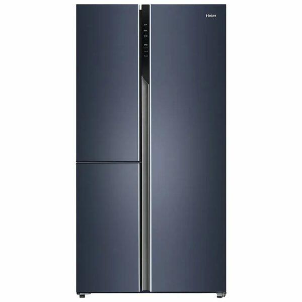 Haier HRT-683GK, 598 Litre Side by Side Refrigerator with Expert Inverter Technology and Digital Control Panel, Graphite Black
