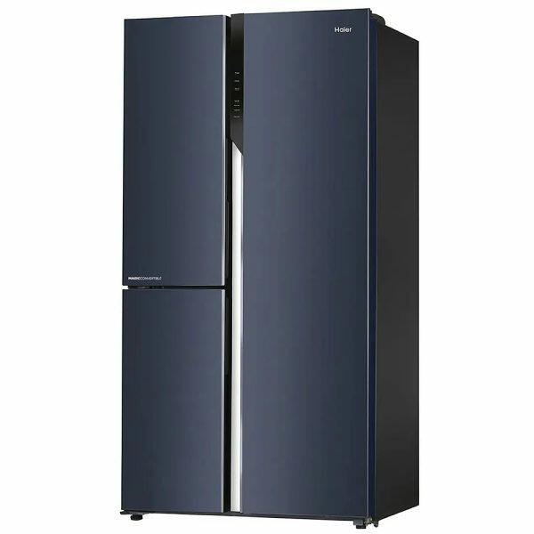 Haier HRT-683GK, 598 Litre Side by Side Refrigerator with Expert Inverter Technology and Digital Control Panel, Graphite Black