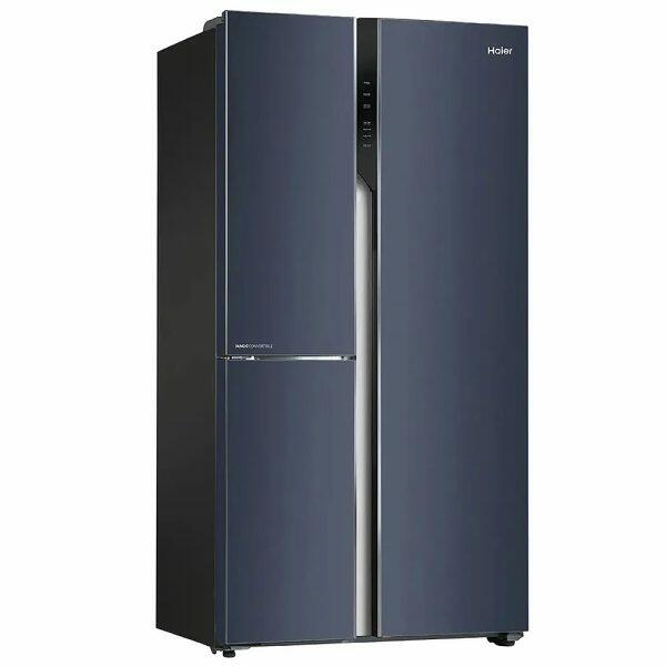 Haier HRT-683GK, 598 Litre Side by Side Refrigerator with Expert Inverter Technology and Digital Control Panel, Graphite Black