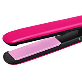 Philips BHS393, Hair Straightening Brush with Silk Protect Technology, Keratin Infused Cermaic Coating, 190 Degree and 210 Degree Temperature Setting with 1.6 Metre Cord, Cherry Pink