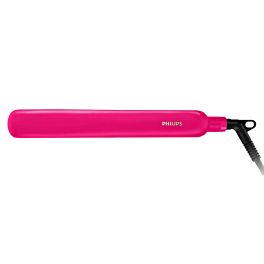 Philips BHS393, Hair Straightening Brush with Silk Protect Technology, Keratin Infused Cermaic Coating, 190 Degree and 210 Degree Temperature Setting with 1.6 Metre Cord, Cherry Pink