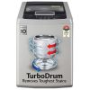 LG T75SKSF1Z, 7.5 KG Fully Automatic Top Load Machine with Smart Inverter Motor, Smart Diagnostics and 5 Star Rating, Middle Silver