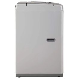 LG T75SKSF1Z, 7.5 KG Fully Automatic Top Load Machine with Smart Inverter Motor, Smart Diagnostics and 5 Star Rating, Middle Silver