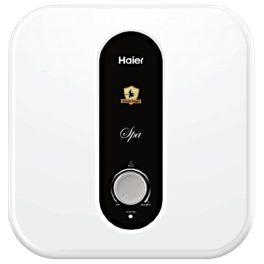 Haier ES10V-S1, 10 Litre Vertical Storage water Heater with Glass Lined Tank, 8 Bar Pressure and 4 Star Rating, White