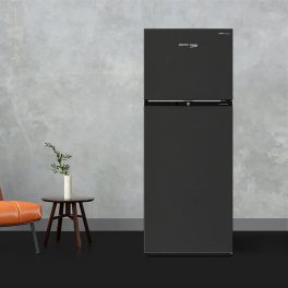 Voltas Beko 275 Litre 2 Star Double Door Refrigerator with Pro Smart Inverter Compressor, Big Vegetable Box with Crisper and Neo Frost Dual Cooling, Wooden Black, RFF295D60/XBRXDIXX
