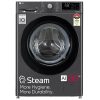 LG FHV1409Z4M, 9 KG 1400 RPM Fully Automatic Front Load Machine with AI Direct Drive Motor, Steam, Smart Diagnostics, Middle Black