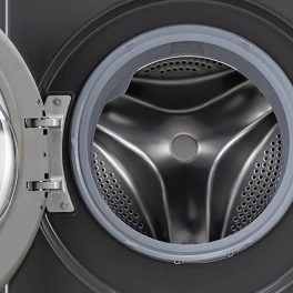 LG FHV1409Z4M, 9 KG 1400 RPM Fully Automatic Front Load Machine with AI Direct Drive Motor, Steam, Smart Diagnostics, Middle Black