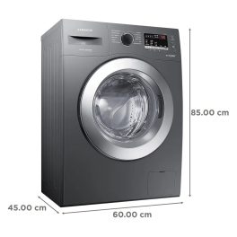 Samsung 7KG 1200 RPM Front Load Machine (WW70R22EK0X, Redefined Inox)