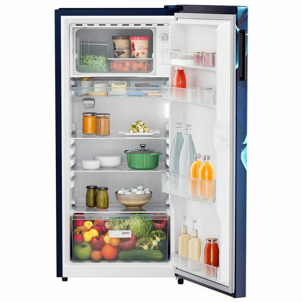 Liebherr DNPiDC 1901 Pure Single-door refrigerator 191 l in 3 star with iCoolTouch UI, Red Majestic, Blue Divine