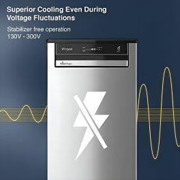 Whirlpool 215 VMPRO PRM 3S, 192 L 3 Star Vitamgic Pro Inverter Direct-Cool Single Door Refrigerator , Auto Defrost Technology, Alpha Steel