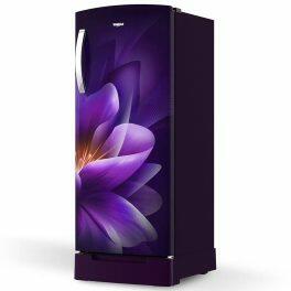 Whirlpool 215 IMPRO ROY, 192 L 3 Star Icemagic Pro Inverter Direct-Cool Single Door Refrigerator, With Base Drawer, Purple Forest