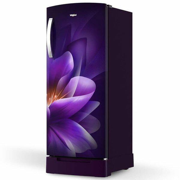 Whirlpool 215 IMPRO ROY, 192 L 3 Star Icemagic Pro Inverter Direct-Cool Single Door Refrigerator, With Base Drawer, Purple Forest