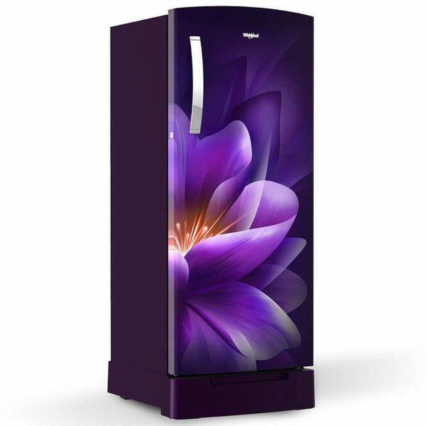 Whirlpool 215 IMPRO ROY, 192 L 3 Star Icemagic Pro Inverter Direct-Cool Single Door Refrigerator, With Base Drawer, Purple Forest