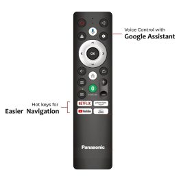 Panasonic 43inch Smart Google TV with Dolby Digital and Google Voice Assistant, Black, 43MS680