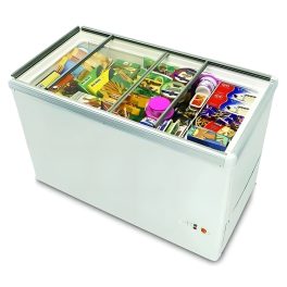 Voltas GT220GA5-P 205L Glass-Top Deep Freezer with 5 Star, White