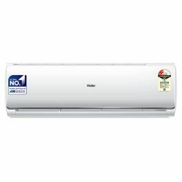 Haier HS18T-TQS2BE 1.5 Ton 2 Star Non-Inverter AC with Anti Bacterial Filter 20 Metre Air Throw, White