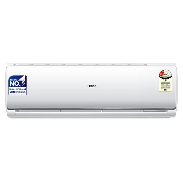 Haier HS12T-TQS2BES 1 Ton 2 Star Non-Inverter AC with Anti Bacterial Filter, White