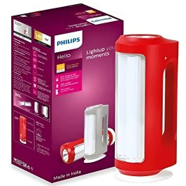 Philips Helio, Multi Functional Rechargable LED Lantern with 3 Lighting Modes and Dimmability Brightness Control, White