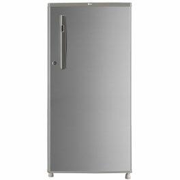 LG 185L 3 Star Single Door Refrigerator (GL B199OPZD, Shiny Steel)