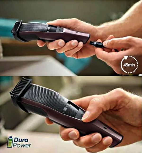 Philips BT3125/15, Lift and Trim Beard Trimmer with Stainless steel Blades, 20 Length Settings and 45 Minutes of Cordless Use, Black