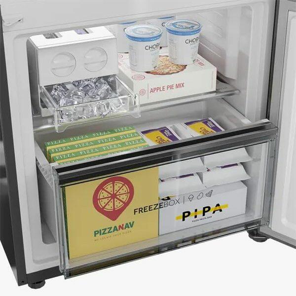 Haier HRB-2872PKG, 237 Litre 2 Star Bottom Mount Refrigerator with 8-in-1 Convertible, Black-Glass