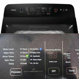 Haier HWM75-H678ES8, 7.5 KG Fully Automatic Top Load Machine with Storm Pulsator, Back Panel and Built-In Heater, Brown Grey