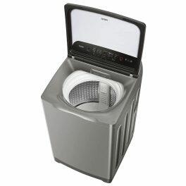 Haier HWM75-H678ES8, 7.5 KG Fully Automatic Top Load Machine with Storm Pulsator, Back Panel and Built-In Heater, Brown Grey