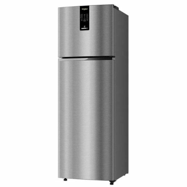 Whirlpool IFPROINVCNV278, 235L 2 Star Intellifresh Pro Convertible Frost Free Double-Door Refrigerator, 10 Years Warranty on Compressor, ILLUSIA STEEL